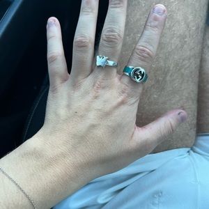 Authentic Gucci butterfly ring